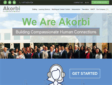 Tablet Screenshot of akorbi.com